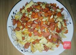 胡萝卜火腿鸡蛋的做法图解6