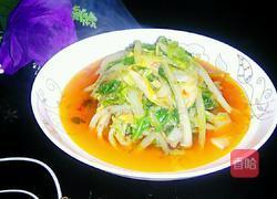 蒜蓉辣椒酱炒白菜的做法图解6