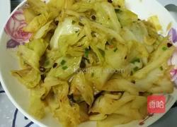 来一盘 素炒包心菜的做法图解4