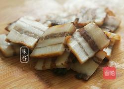 豆干炒腊肉的做法图解4