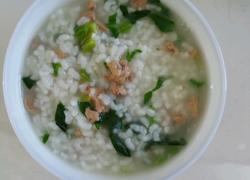 菠菜鸡肝粥