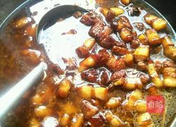 红焖肉油菜的做法图解6