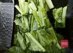 黄豆酱炒春菜的做法图解2