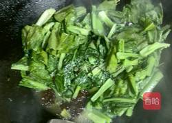 黄豆酱炒春菜的做法图解5