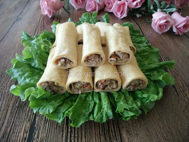 蔬菜腐皮卷