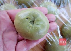 菠菜面豆沙小餐包的做法图解11