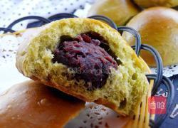 菠菜面豆沙小餐包的做法图解18