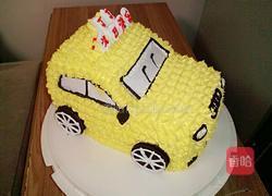 卡通车型生日蛋糕的做法图解10