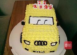 卡通车型生日蛋糕的做法图解11