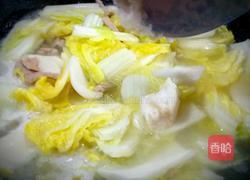 白菜汤年糕的做法图解8