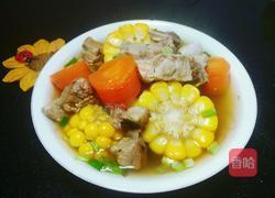 玉米胡萝卜炖排骨的做法图解7