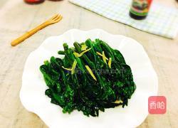 蚝油炒香水芥兰的做法图解7