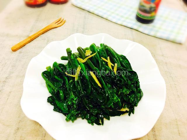 蚝油炒香水芥兰