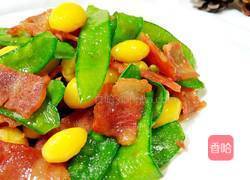 白果培根荷兰豆的做法图解10