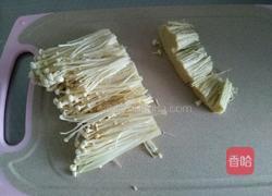 凉拌金针菇的做法图解2