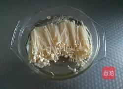 凉拌金针菇的做法图解3