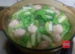 老鸭奶白菜猪丸汤的做法图解14