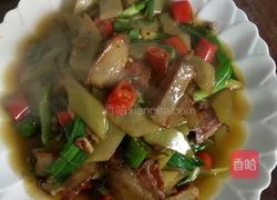 莴笋炒腊肉的做法图解8