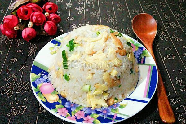 青蒜蚝油炒饭