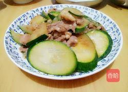 节瓜炒梅头肉的做法图解6