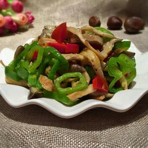 双椒蘑菇