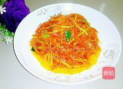 素炒胡萝卜丝的做法图解6