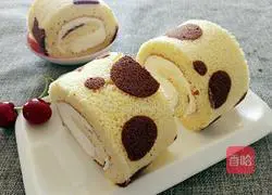 Cow Flower Cake Roll Recipe Illustration 22