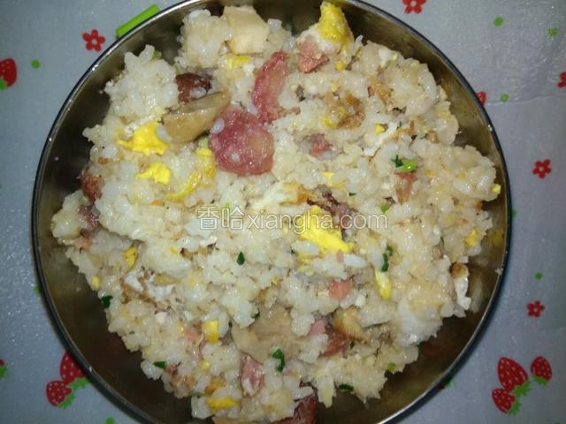彩色炒飯