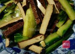 凉拌黄瓜豆腐干的做法图解13