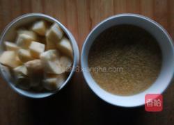苹果小米粥的做法图解2