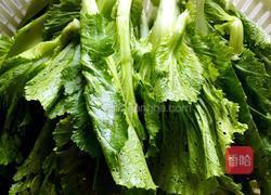 芥菜丸子汤的做法图解2