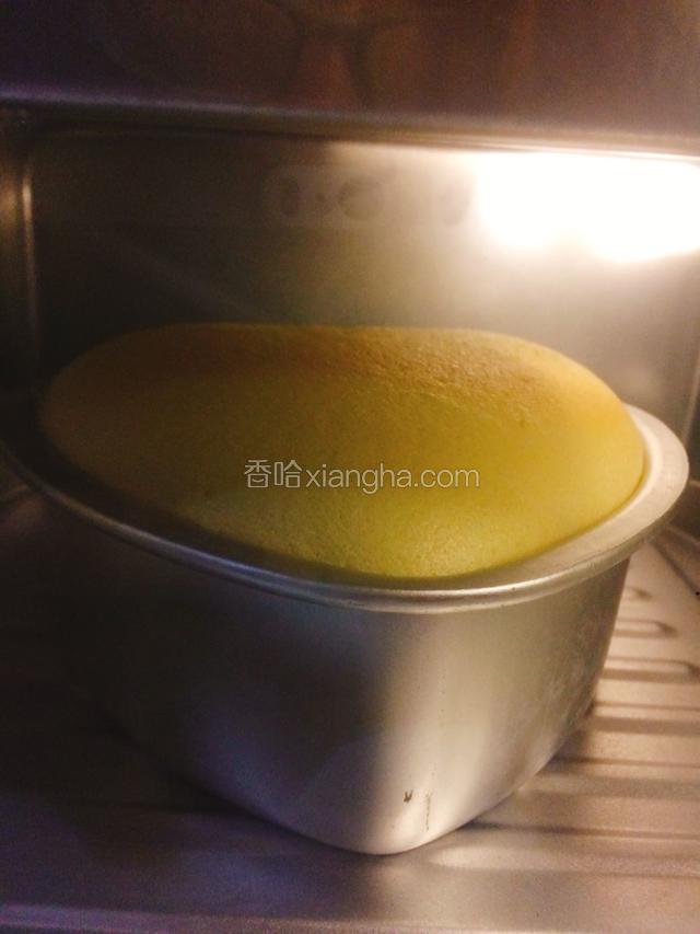 这是烤了20几分钟时的状态。