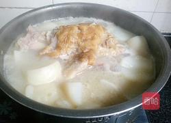 白萝卜炖腊猪脚的做法图解7