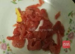 香芹炒肉丝的做法图解3