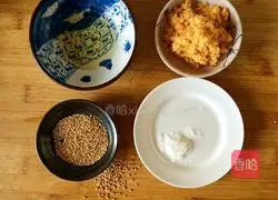 Illustration of how to make meat floss and ham sushi 2