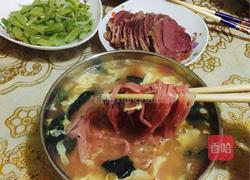 红心火龙果汤面的做法图解6