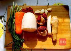 萝卜羊肉汤的做法图解1