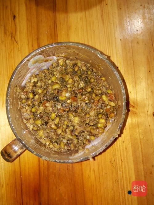 蒸绿豆馅南瓜的做法_菜谱_香哈网