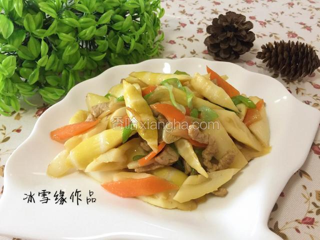 肉炒竹笋