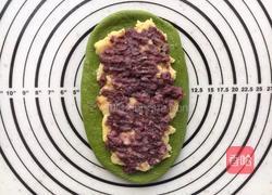 抹茶豆沙包的做法图解4