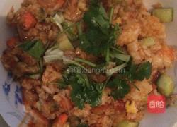 辣白菜炒饭的做法图解5