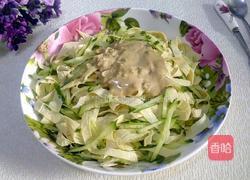 芝麻酱拌黄瓜豆皮的做法图解10