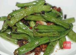 干煸四季豆的做法图解5