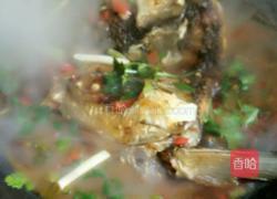红烧剁椒鱼头的做法图解12