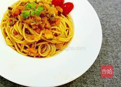 番茄肉酱意面的做法图解7