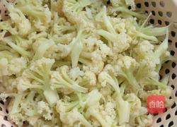 炒西红柿有机菜花的做法图解1