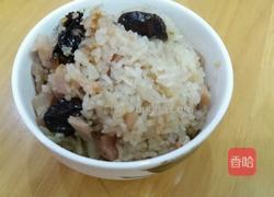 腊肉荸荠莲藕红枣糯米饭的做法图解9