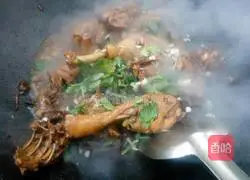 Illustration of Chicken Stewed with Mushrooms 13