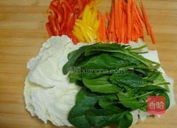 三色菜卷的做法图解1