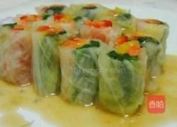 三色菜卷的做法图解7
